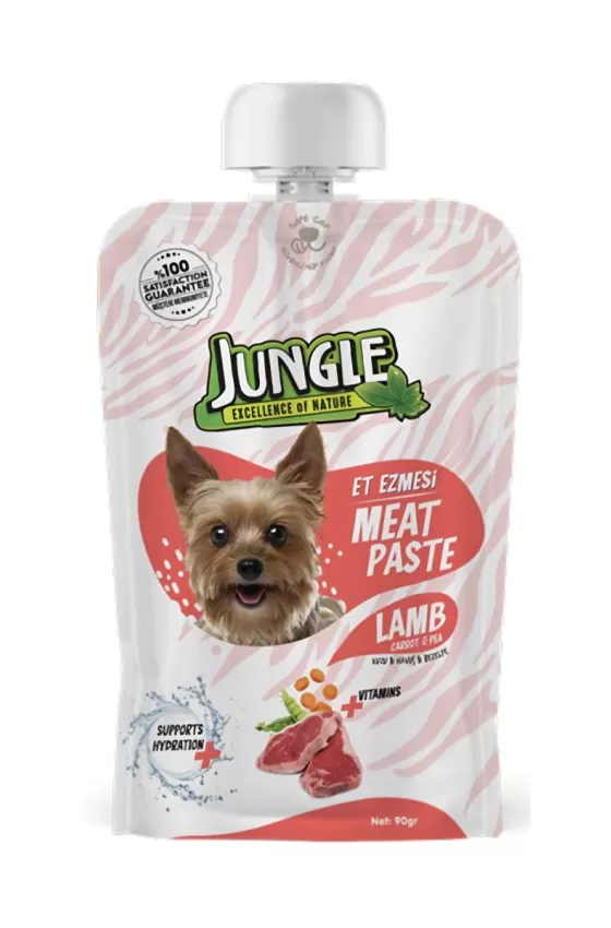 Jungle Meat Paste For Dogs With Lamb, Carrots & Peas - 90g
