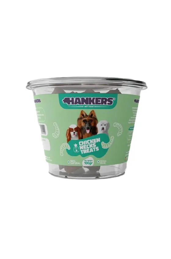 Hankers Dog Treats Chicken Necks