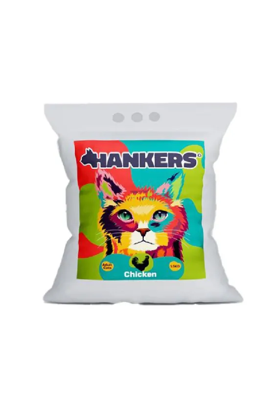 Hankers Dry Cat food Chicken - 1.5kg 
