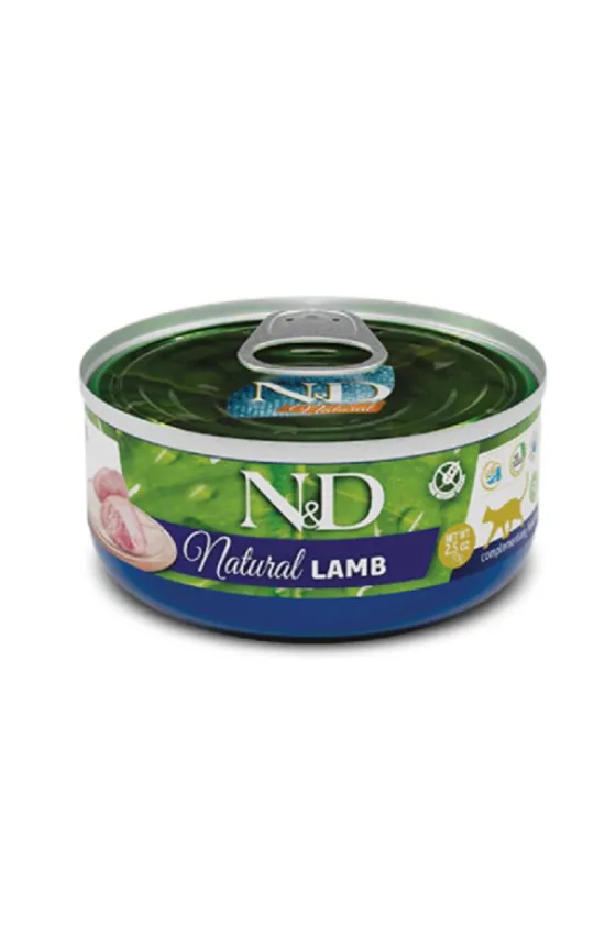 FARMINA N&D Natural Lamb Adult Cat Wet Food 70g