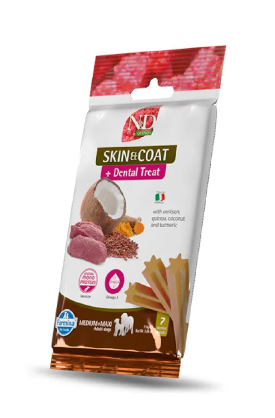 Farmina TREAT ND Skin & Coat Quinoa Venison Adult Medium 100g