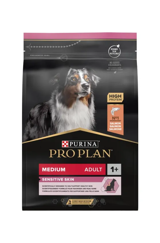 PURINA PRO PLAN MEDIUM ADULT SENSITIVE SKIN DOG SALMON