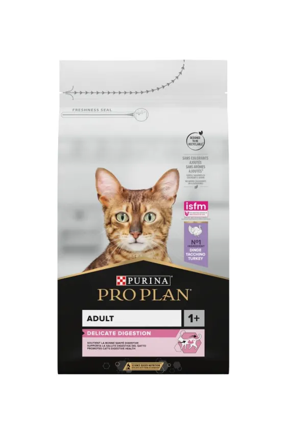 PURINA PRO PLAN ADULT CAT DELICATE DIGESTION TURKEY - 1.5Kg