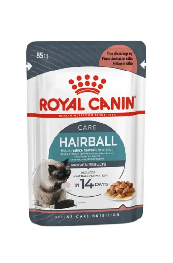 Royal Canin Wet Cat Hairball Care Gravy - 85 gr pouch