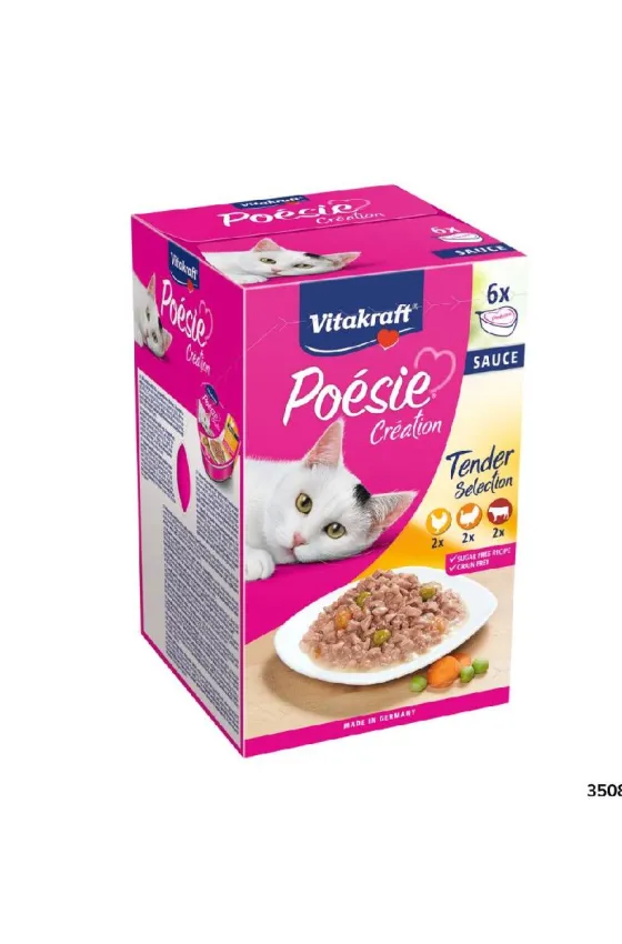 VITAKRAFT POESIE MULTIPACK SAUCE 