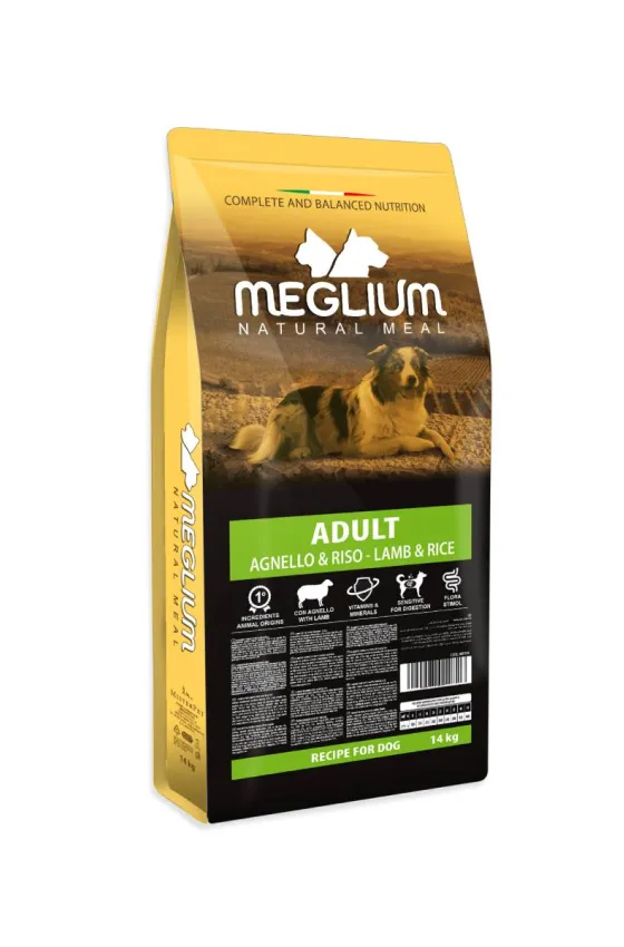 MEGLIUM DOG SENSIBLE LAMB & RICE - 14KG