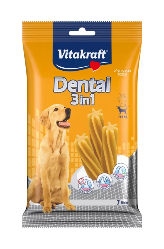 VITAKRAFT DENTAL 3IN1 STICKS MEDIUM