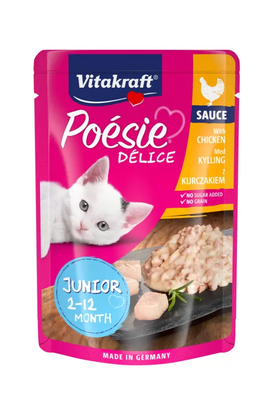 VITAKRAFT POESIE DELI SAUCE CHICKEN JUNIOR