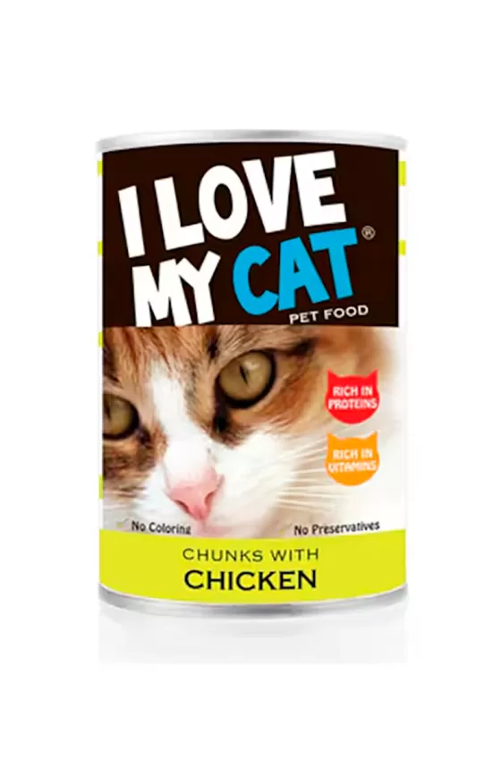 I Love My Cat Chunks With Chicken