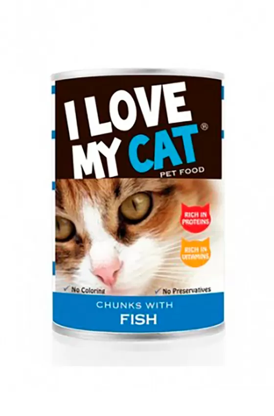 I Love My Cat Chunks With Fish