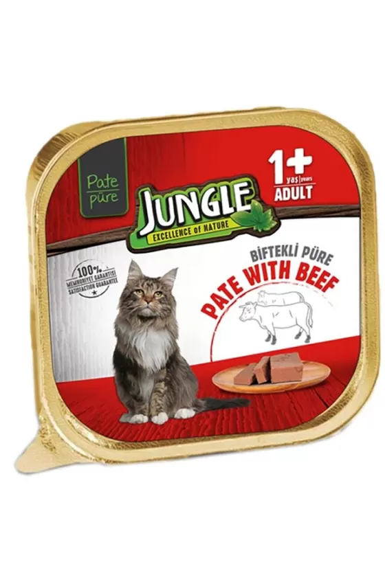 Jungle Pate Adult Beef In Gravy